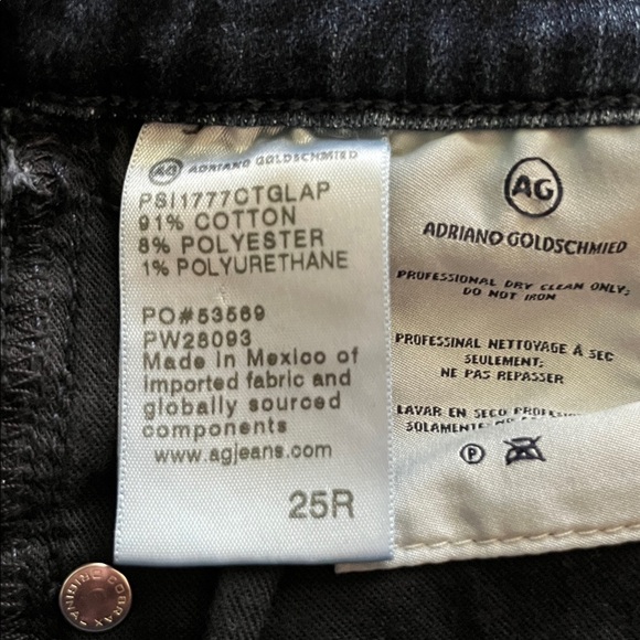 Ag Adriano Goldschmied Farrah Skinny Ankle High Rise Size 25R - Picture 12 of 16